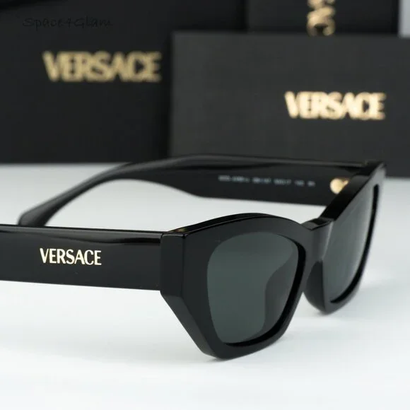 Versace Women Sunglasses Black Grey Cat Eye VE4488U GB1/87 NEW AUTHENTIC Versace Women main image 4
